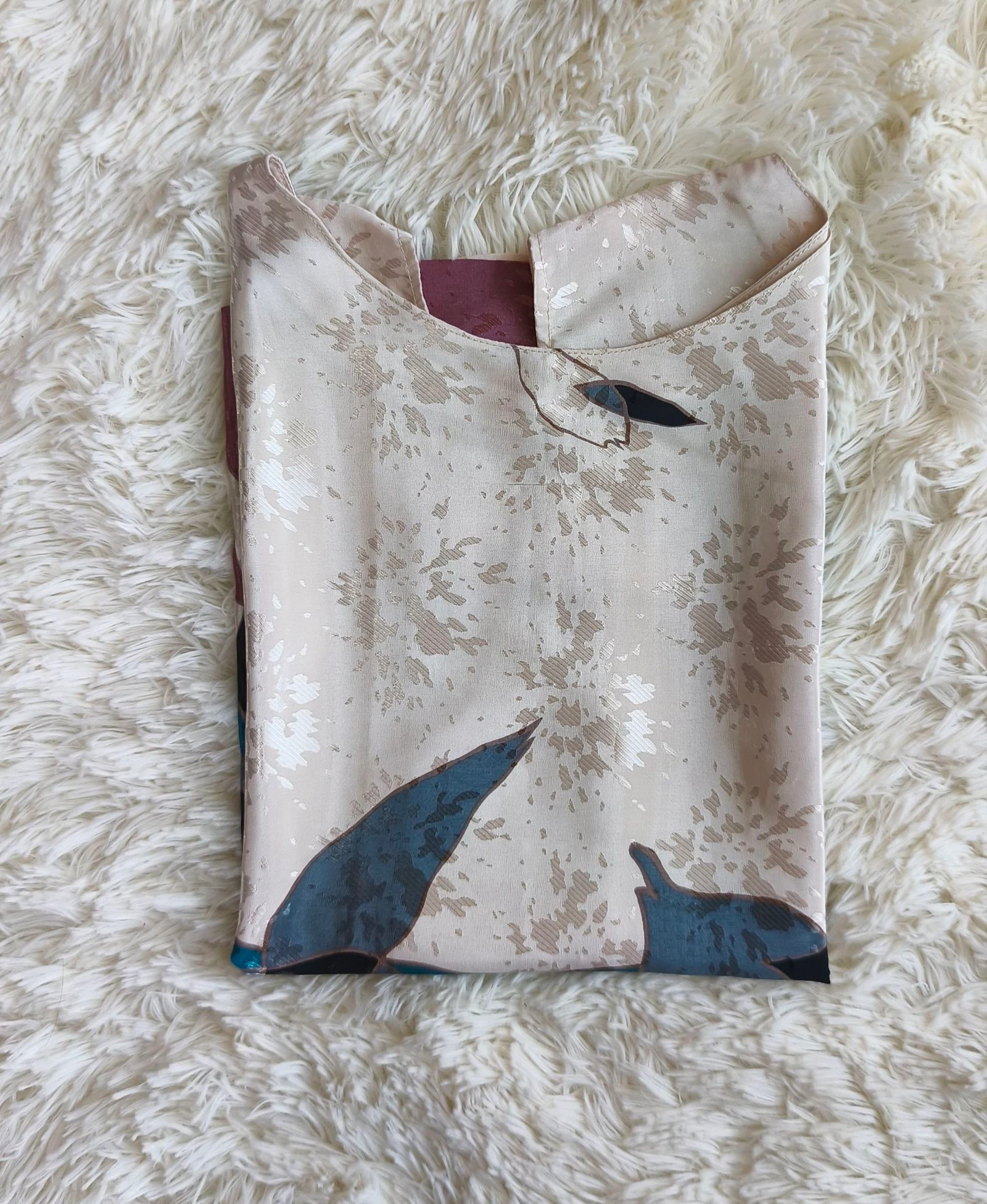 🤍 Camiseta de manga corta brillante para mujer T38 🤍 – photo 3
